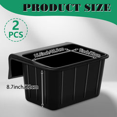 Maxdot comedero de goma 17 qt, resistente y seguro para caballos