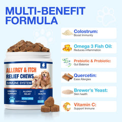MaxHemp masticables para alergias, sabor clásico facilita la administración.