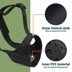 Bozal Mayerzon exterior de Oxford suave e interior impermeable para comodidad.