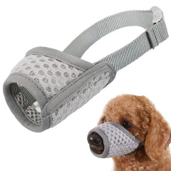 Muselière Mayerzon en maille douce offrant une ventilation optimale pour chien.