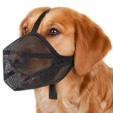 Mayerzon Muzzle para perro tamaño mediano con malla suave y buena ventilación.