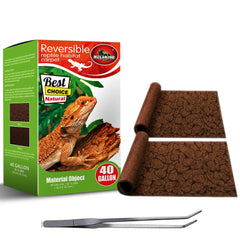 MCLANZOO alfombra-terario, base suave para reptiles y fácil de limpiar.