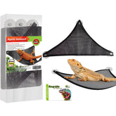 Hamaca triangular MCLANZOO para dragón barbudo, descanso elevado y cómodo