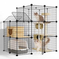 Jaula Melaid para gatos con claraboya: ventilación constante y visibilidad.