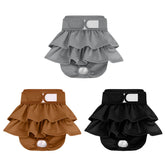 Pañales Mengelina para hembras con ajuste de cintura, ideal para entrenamiento canino.