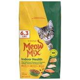 Meow Mix Indoor Health: bolsa de 6,3 libras para gatos adultos.