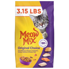 Meow Mix Original Choice: bolsa de 3-15 libras para gatos