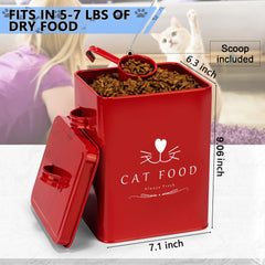 Meraki Home cuchara medidora para porciones precisas de comida de gato.