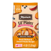 Merrick Lil’ Plates croquetas pequeñas para perros pequeños, masticación cómoda.