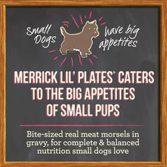 Merrick Lil’ Plates tarrinas individuales con apertura fácil.