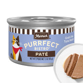 Merrick Purrfect Bistro: lata de pate de atún, el primer ingrediente para músculos fuertes.