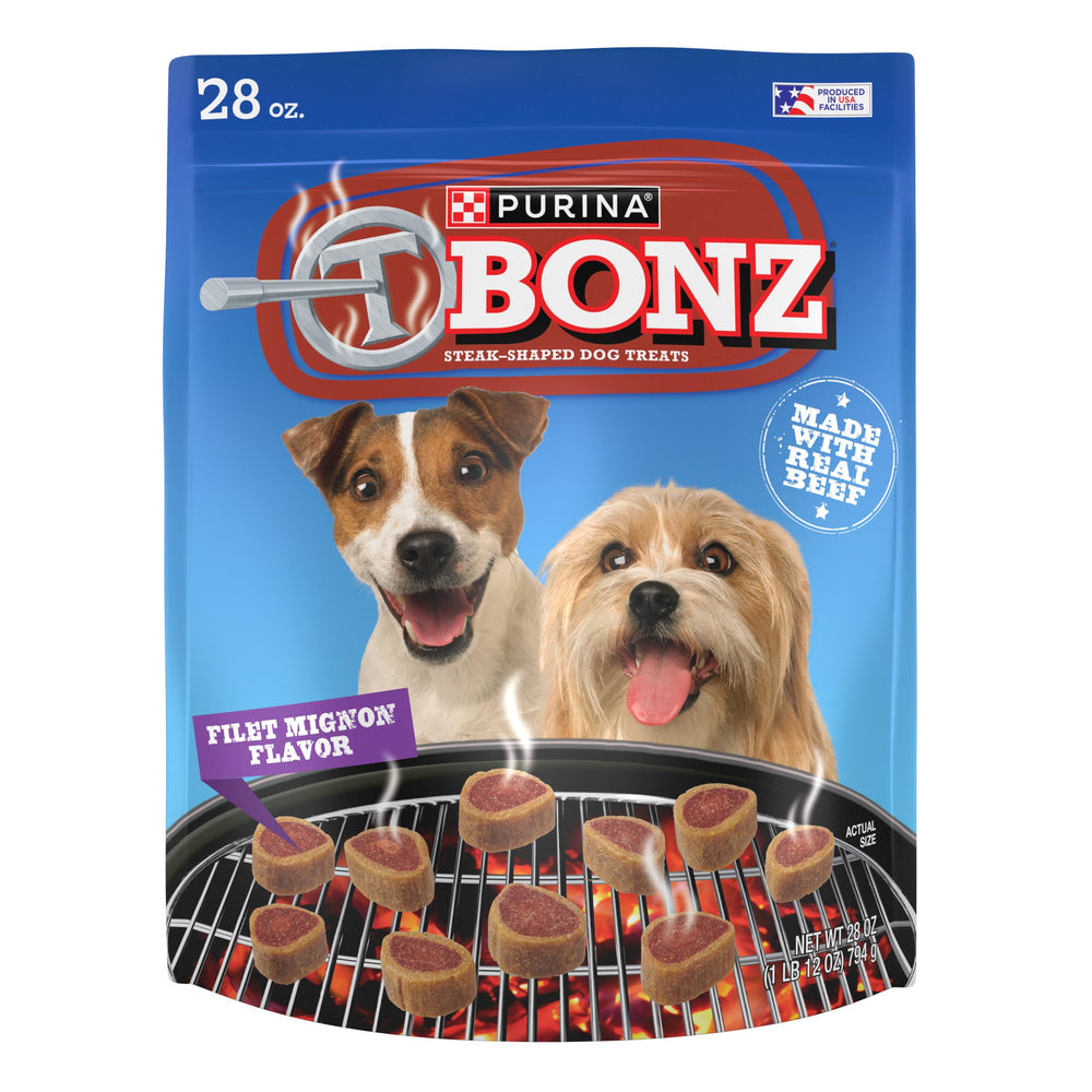 Golosinas Merrick T-Bonz Filete Mignon con sabor a filete para perros