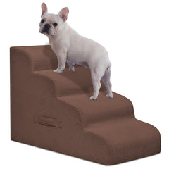Mesa Lemon escaleras para perros, vista frontal, ideal para subir al sofá con seguridad.