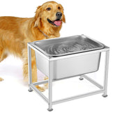MEWTOGO tazon elevado para perro con capacidad de 3 galones para hidratacion continua