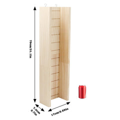 MHLLGN detalle de madera no tóxica, duradera y segura para mascotas.
