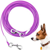 Mi Metty cable tira perro 30-pies para patio seguro y libertad controlada.