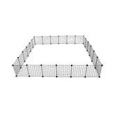 Paneles de jaula para cobayas Midlee, estructura modular para adaptar el espacio.