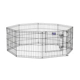 MidWest Homes for Pets corral de ejercicio de 24 pulgadas con paneles conectados para juego seguro