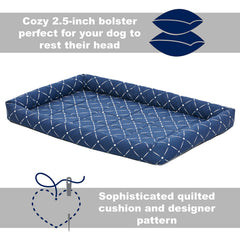 Cama lavable a máquina de MidWest, limpieza fácil y rápida.