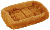 Cama MidWest QuietTime XXS canela para mascotas pequeñas, descanso suave y cómodo