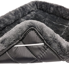 MidWest QuietTime XXS: borde-acolchado-gris, soporte para cuello y cabeza.