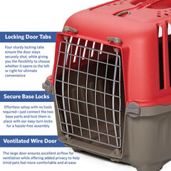 Spree con ventilación amplia para transporte cómodo de mascotas.