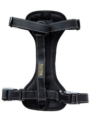 Arnés Mighty Paw para coche con dos enganches, ideal para mayor control en viajes.