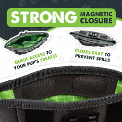 Bolsa Mighty Paw para entrenamiento con correa ajustable, manos libres.