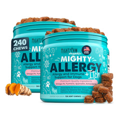Mighty Paw Waggables envase bacon: premio sabroso para perros activos.