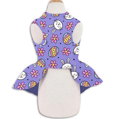 Vestido Miiemiu para perro huevos decorados: colores vivos para paseo