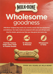 Milk-Bone paquete de tres galletas medianas para perros grandes.