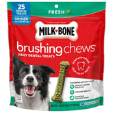 Milk-Bone: caja de 25 unidades, sabor pollo, aliento más fresco.