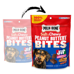 Milk-Bone paquete de 11.8 oz, snack práctico para perros.