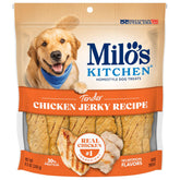 Milo's Kitchen jerky de pollo en bolsa, snack proteico para perros