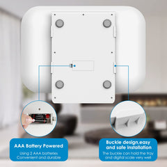 Bandeja rectangular de ABS de MINDPET-MED facilita el pesaje de gatos pequeños.