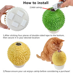 Miwoowim cepillo de autocuidado para gatos, cuida el pelaje sin irritación.