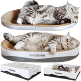 Miwoowim rascador oval grande para gatos, perfecto para rascar y descansar