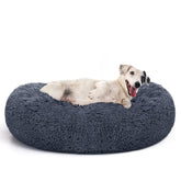 MIXJOY cama dona ortopédica gris-azulado para perros, descanso cómodo