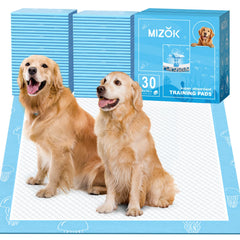MIZOK pads de entrenamiento para perros con patrón medusas azules para aprendizaje lúdico