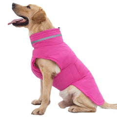 Mklhgty capa impermeable para perro mediano frente, cálida y cómoda para paseos al aire libre