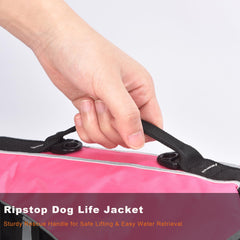 Chaleco Mklhgty con asa de rescate superior para maniobras rápidas.