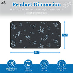 MODESLAB liner para jaula de cobaya con base antideslizante en navy