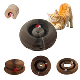 MoeQOassis Magic Organ: tablero rascador para gatos, duradero y seguro.