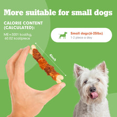 MON2SUN Limpieza dental suave con mordida para perros pequeños.