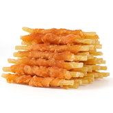 MON2SUN palitos bacalao envueltos pollo, snack proteico para perros pequeños.