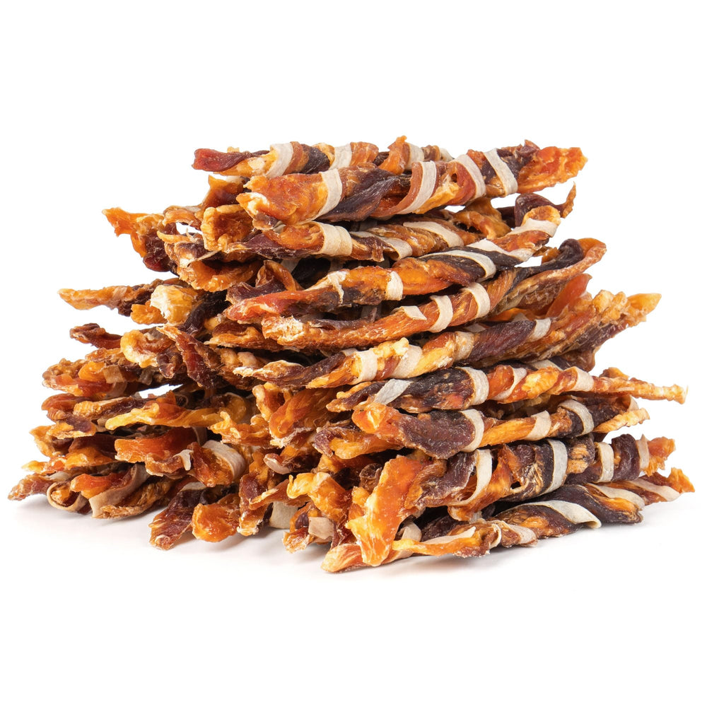 MON2SUN palitos de carne triple sabor para perros pequeños, mordida fácil.