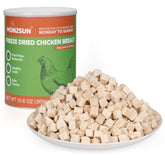 mon2sun pollo liofilizado tratamiento para perros y gatos, cuadradito fácil de manejar