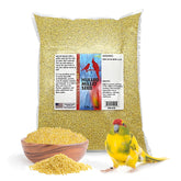 Morning Bird mijo pelado en bolsa transparente para almacenamiento limpio