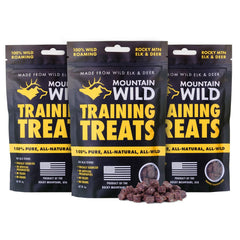 MOUNTAIN WILD bolsas-entrenamiento para perros con proteína salvaje alce y venado