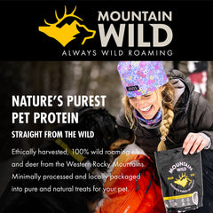 MOUNTAIN WILD elaborado en Montañas Rocosas, EE. UU., sabor auténtico.